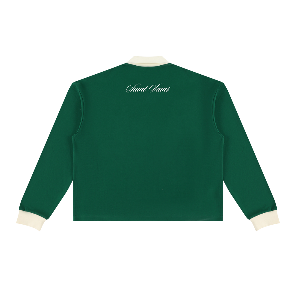 SAINT SEANS Heritage House — Heritage Regatta V-Neck Rugby Sweatshirt