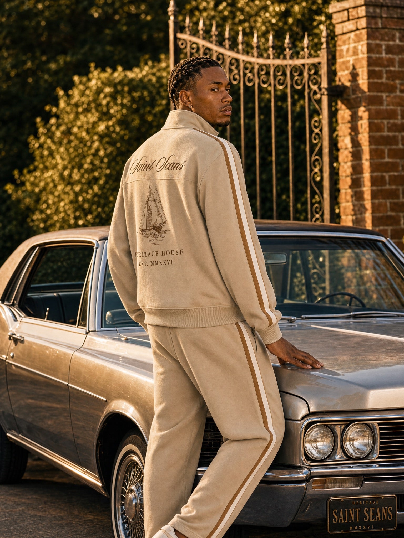SAINT SEANS Heritage House – (Cream) Regatta Track Jacket