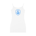 SAINT SEANS USA – WOMENS ANCHOR CREST BODYCON DRESS (WHITE)