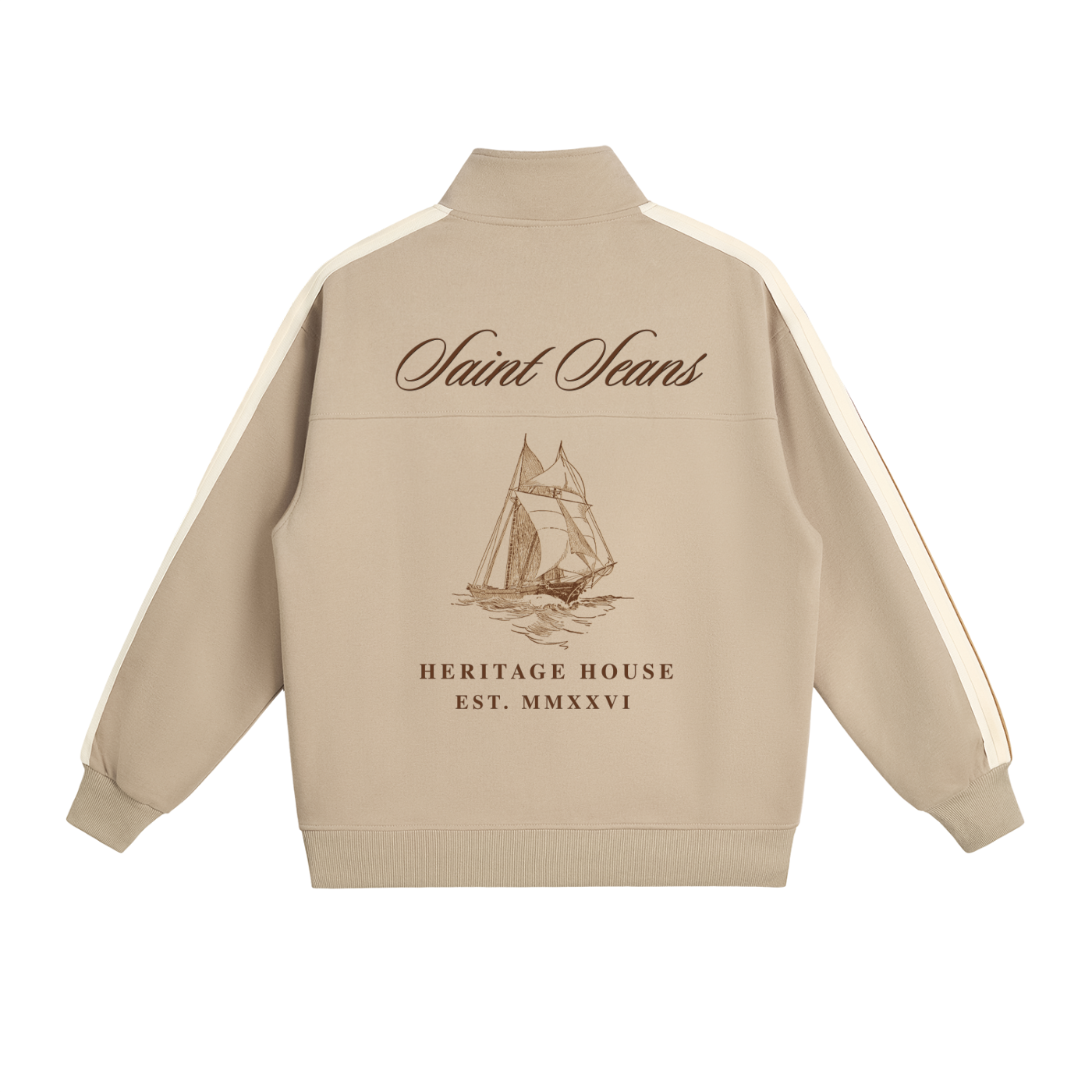 SAINT SEANS Heritage House – (Cream) Regatta Track Jacket