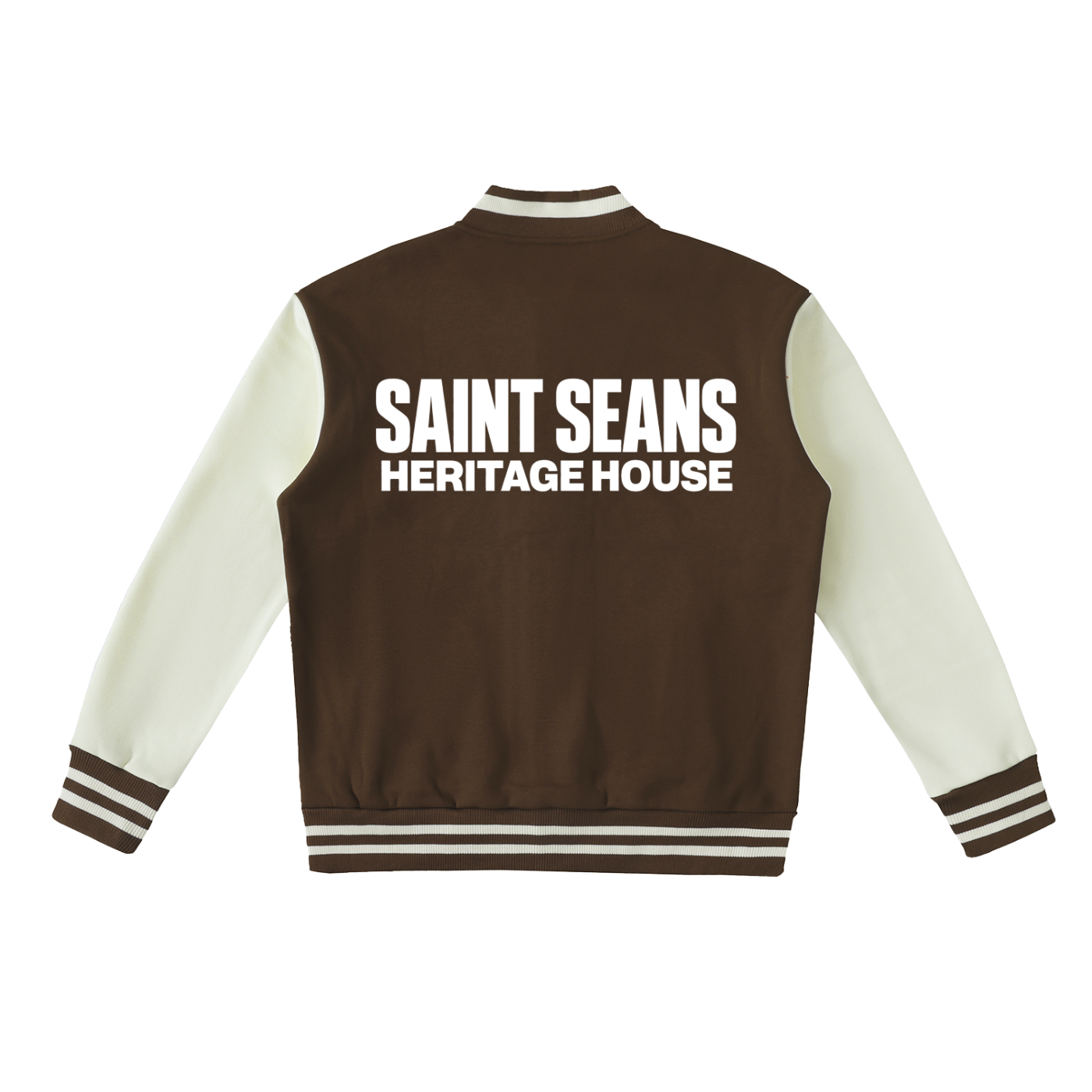 SAINT SEANS Heritage House Two-Tone Varsity Jacket