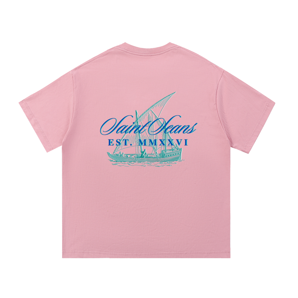 SAINT SEANS USA – HERITAGE SHIP TEE (PINK)