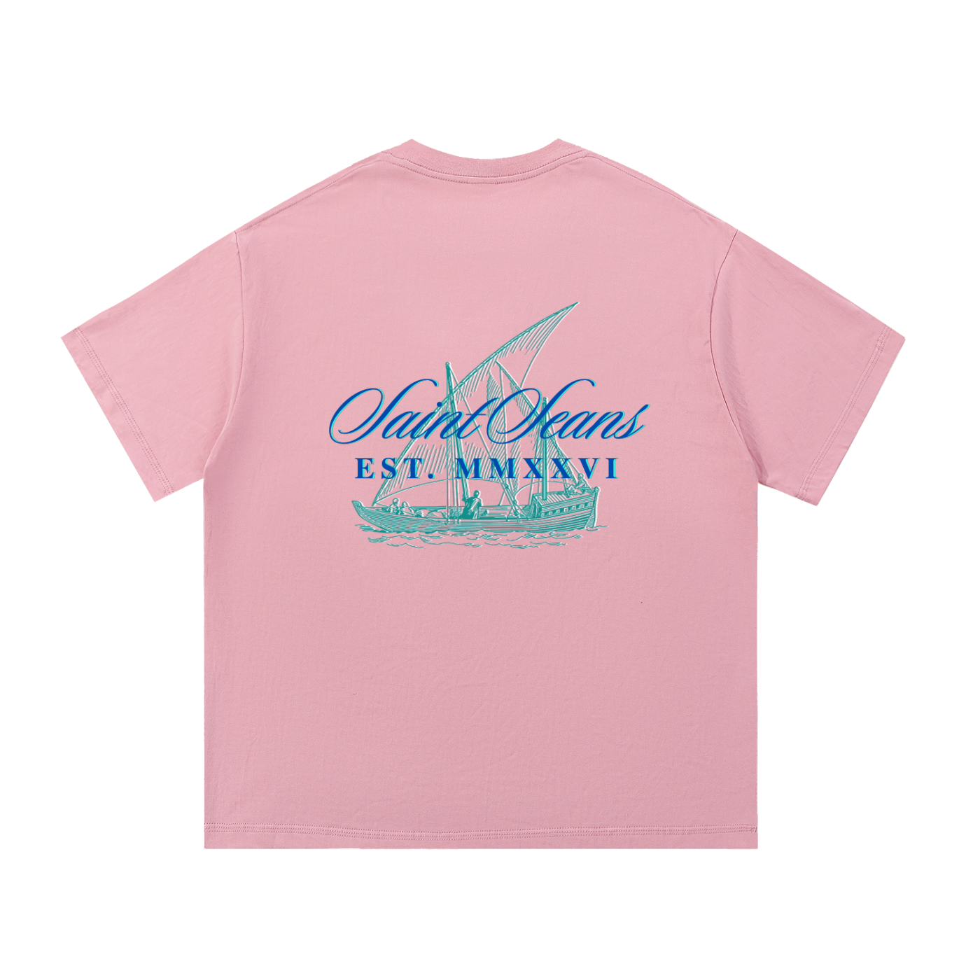 SAINT SEANS USA – HERITAGE SHIP TEE (PINK)