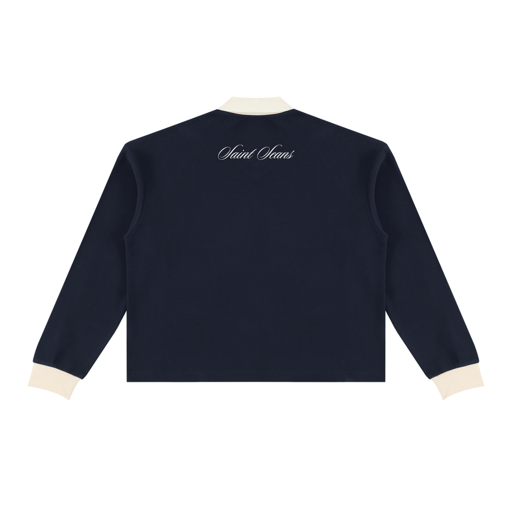SAINT SEANS Heritage House — Heritage Regatta V-Neck Rugby Sweatshirt
