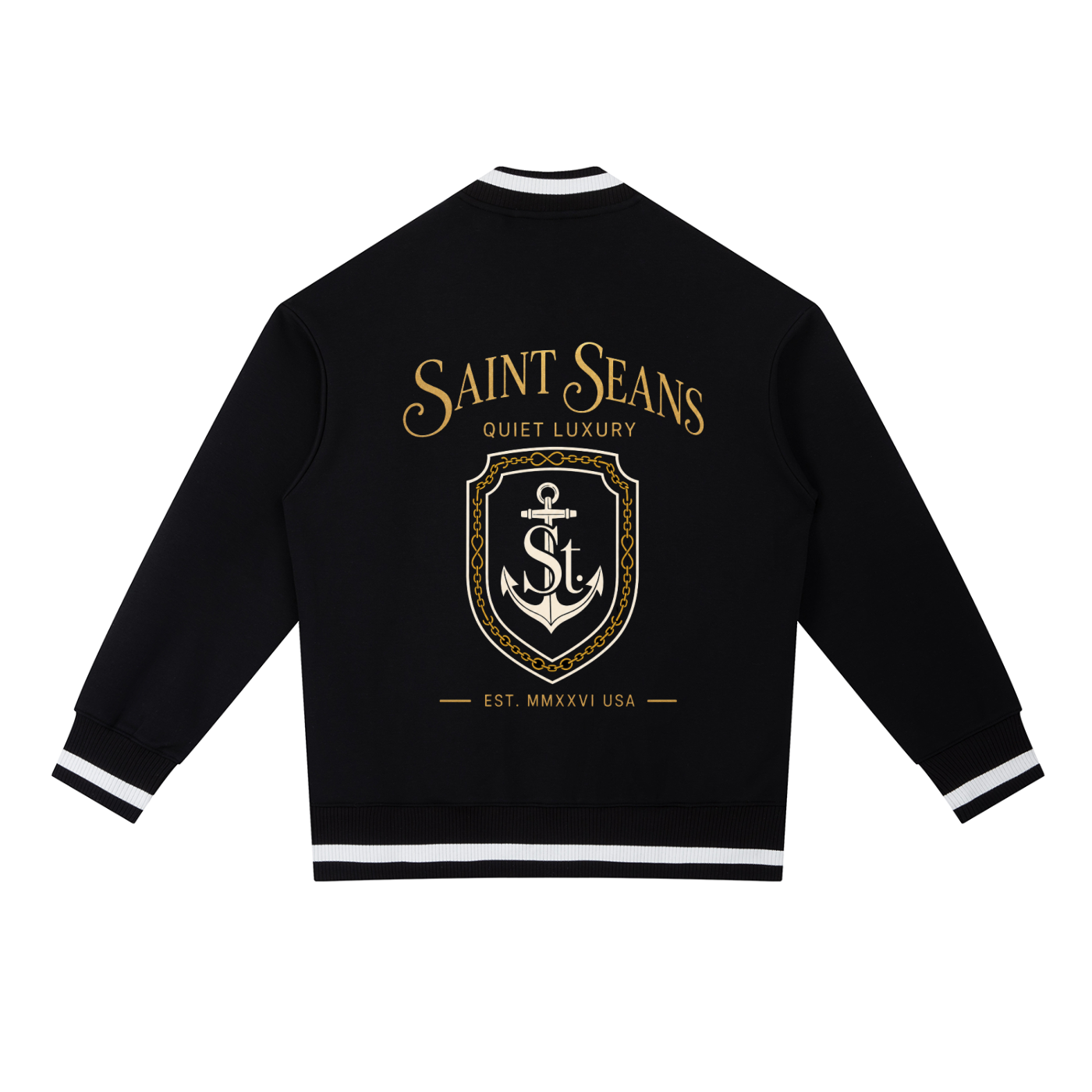 SAINT SEANS Heritage House — Coastal Bomber Jacket
