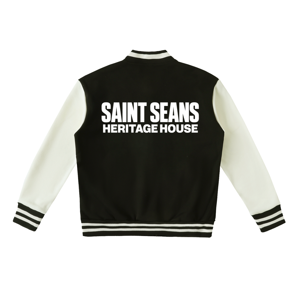 SAINT SEANS Heritage House Two-Tone Varsity Jacket