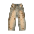 SAINT SEANS Heritage House — Harbor Vintage Patina Barrel Jeans