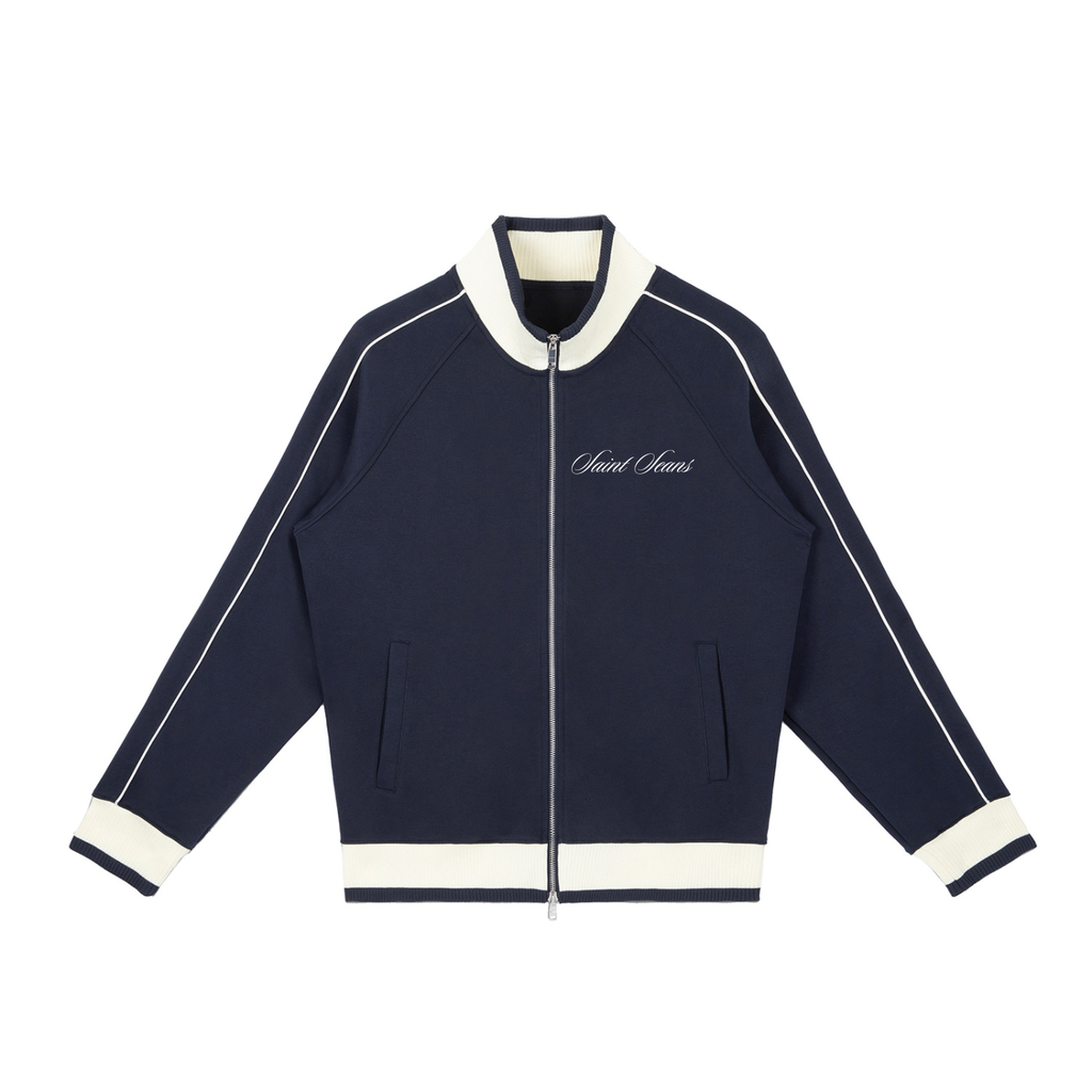 SAINT SEANS HERITAGE HOUSE - The Souvenir Bomber Jacket in Midnight Habor
