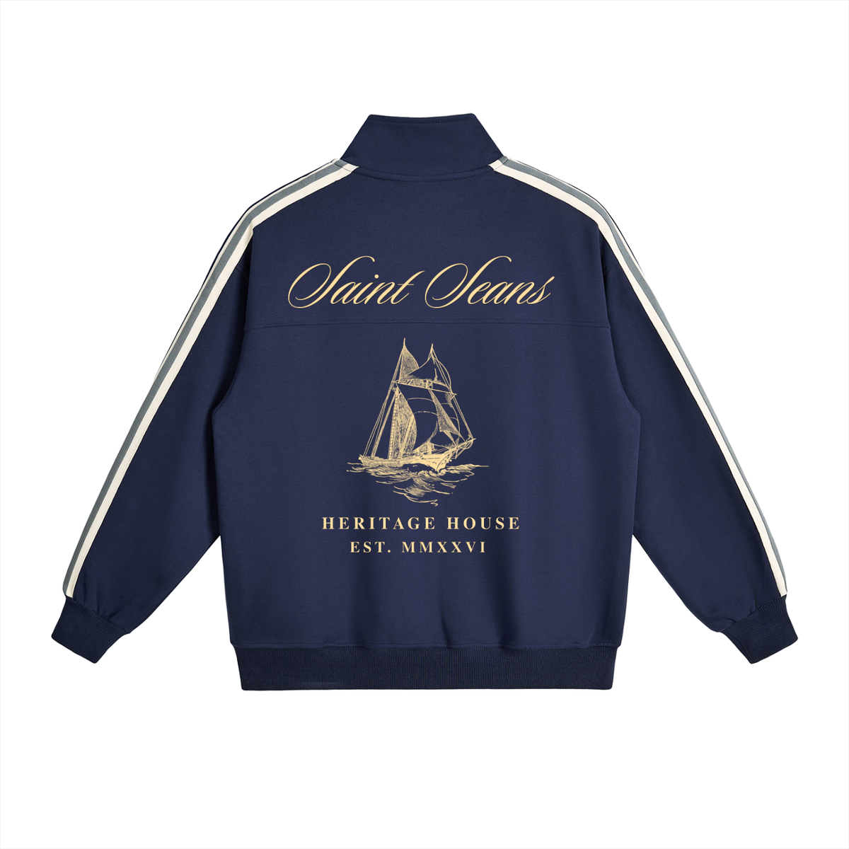 SAINT SEANS Heritage House — Vintage Regatta Track Jacket