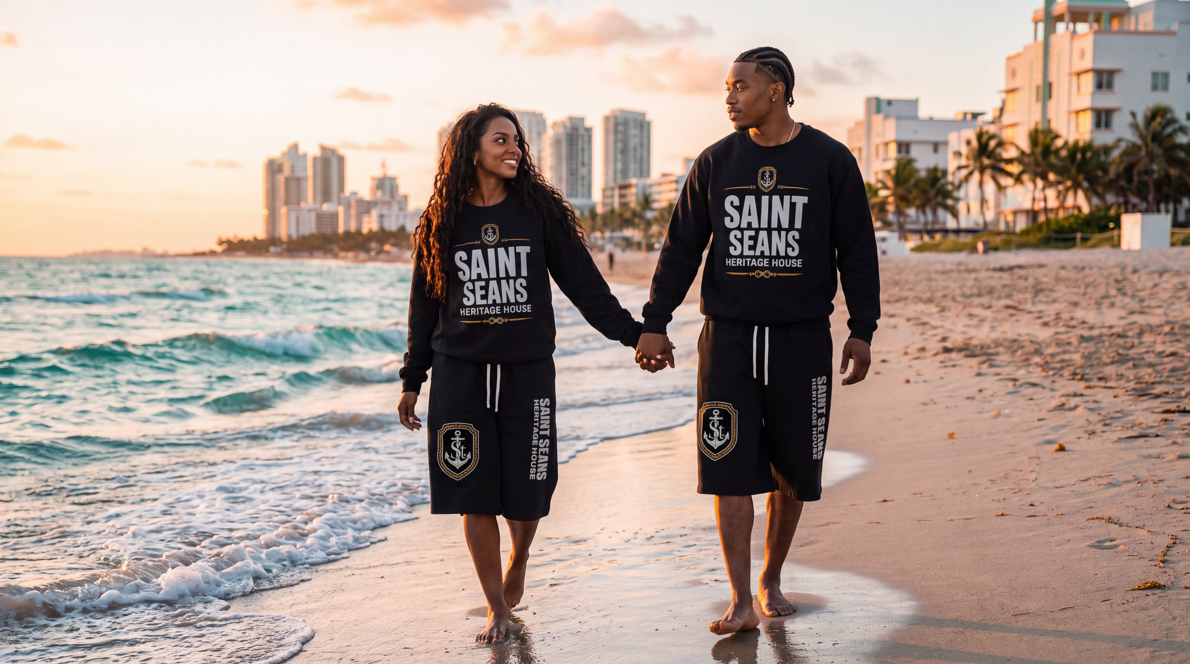 SAINT SEANS Heritage House Mariner Court Shorts