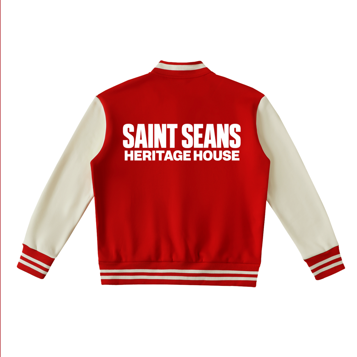 SAINT SEANS Heritage House Two-Tone Varsity Jacket