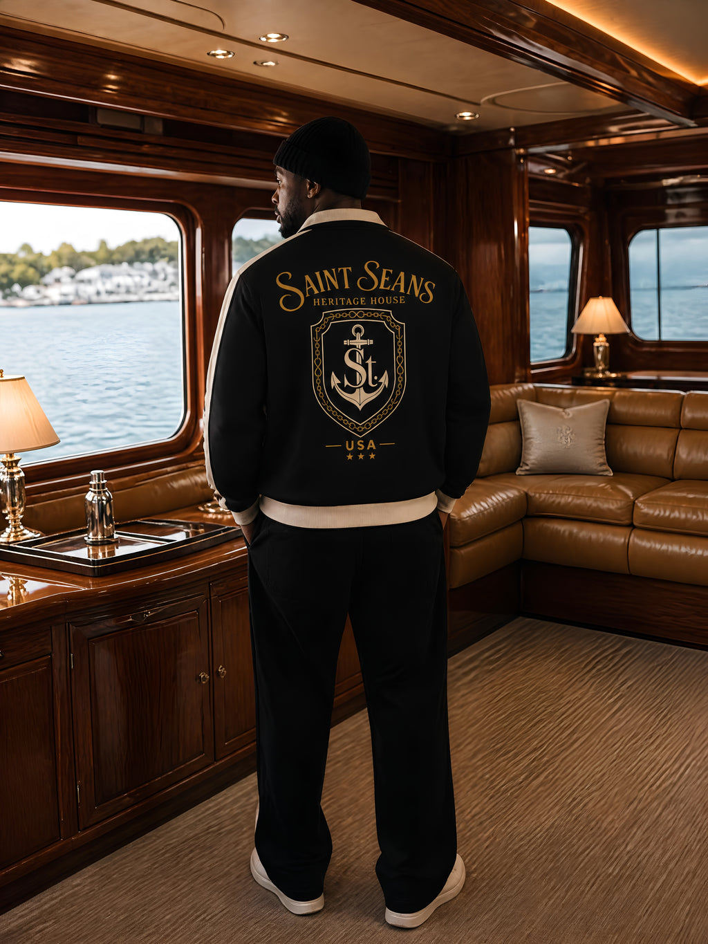 SAINT SEANS Heritage House — Regalia Crest Track Jacket