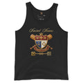 The Saint Seans Yacht Club crest tank in black or white. Heritage maritime athletics from Panama City, Florida. 100% combed ring-spun cotton.